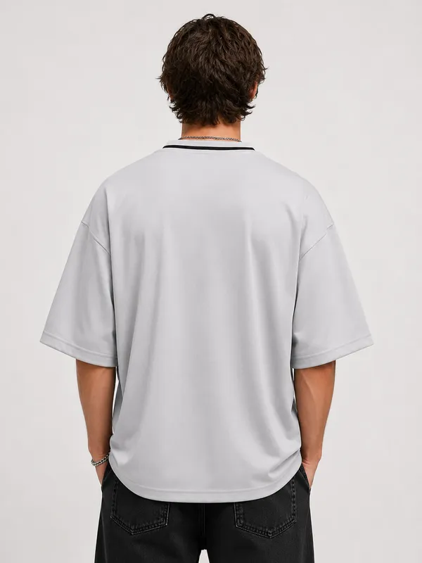 Grey_Los_Angeles_V_Neck_Tshirt
