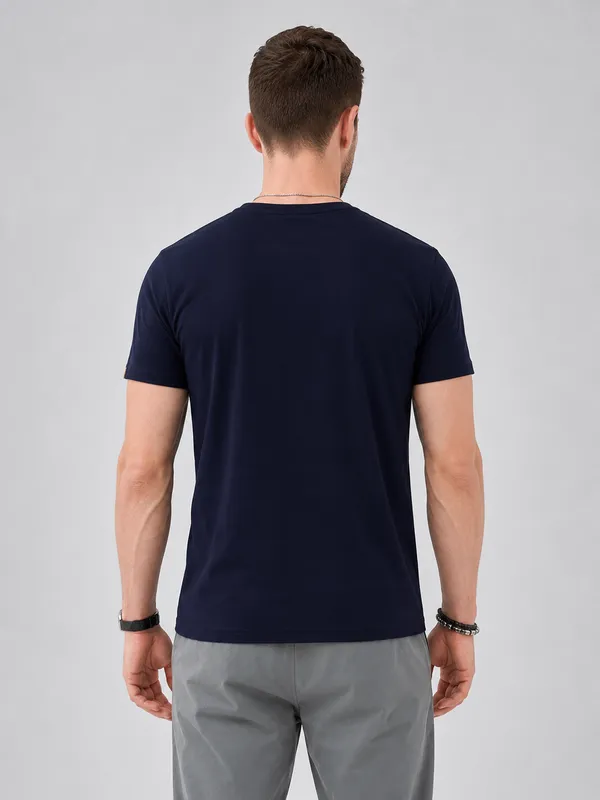 Haters_Navy_Blue_Cotton_Tshirt_Navy