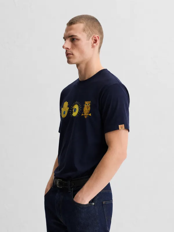 Evil_Eye_Navy_Blue_Cotton_Tshirt