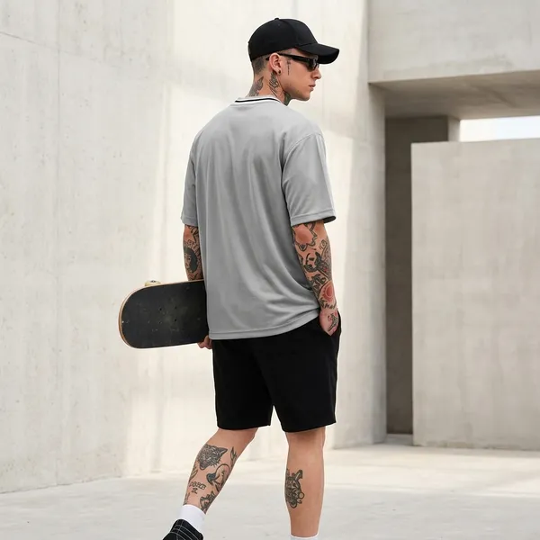 Grey_Brooklyn_V_Neck_Oversized_T_Shirt