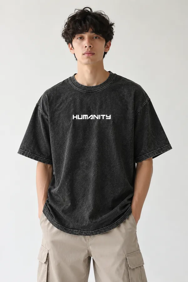 YUTA_Black_Washed_HUMANITY_TSHIRT