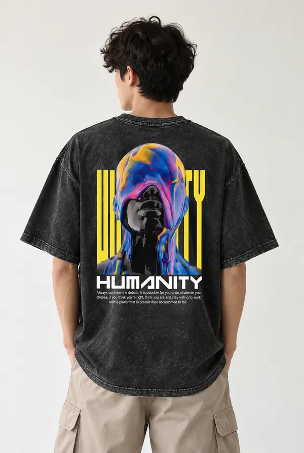 YUTA_Black_Washed_HUMANITY_TSHIRT