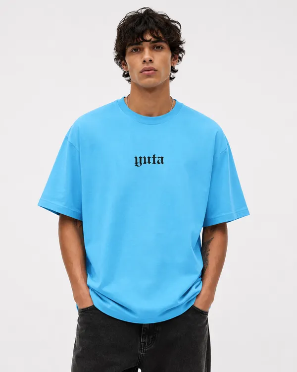YUTA_Blue_Reborn_Oversized_Tee