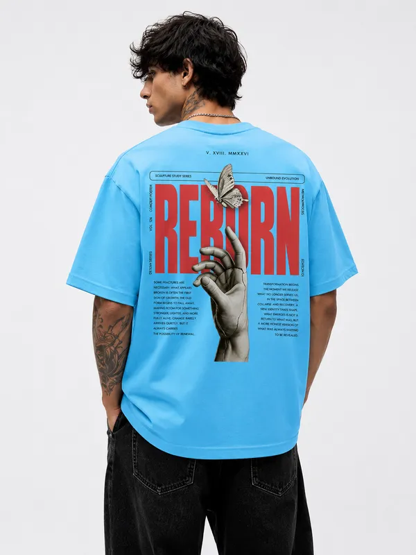 YUTA_Blue_Reborn_Oversized_Tee
