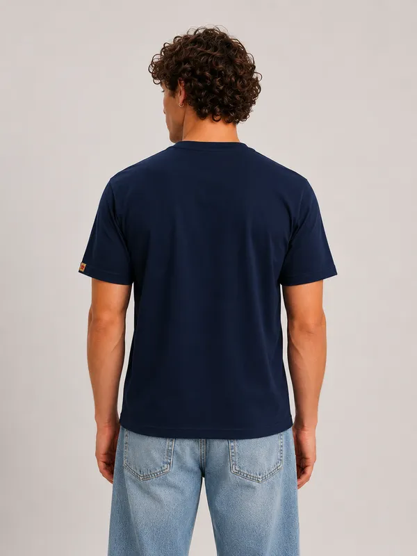 Cool_Cat_Navy_Blue_Cotton_T_Shirt