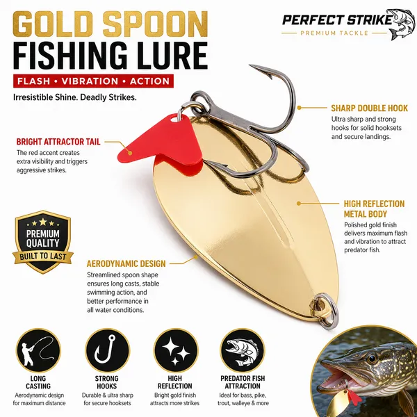 Gold_And_Silver_Fishing_Spoon_Lure_With_Red_Tail_Accent_Pack_Of_2