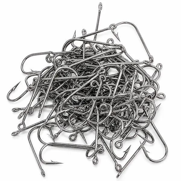 1160_No:9_High-Carbon_Steel_Fishing_Hooks_|_Sharp_Barbed_Hooks_For_Freshwater_&_Saltwater_Fishing_|_Size_9_|_Pack_Of_20