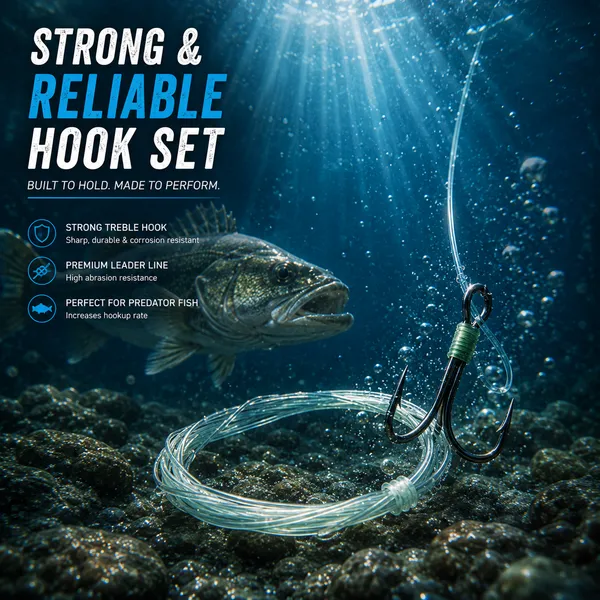5/0_Treble_Hook_Leader_Rig_For_Big_Fish_Fishing
