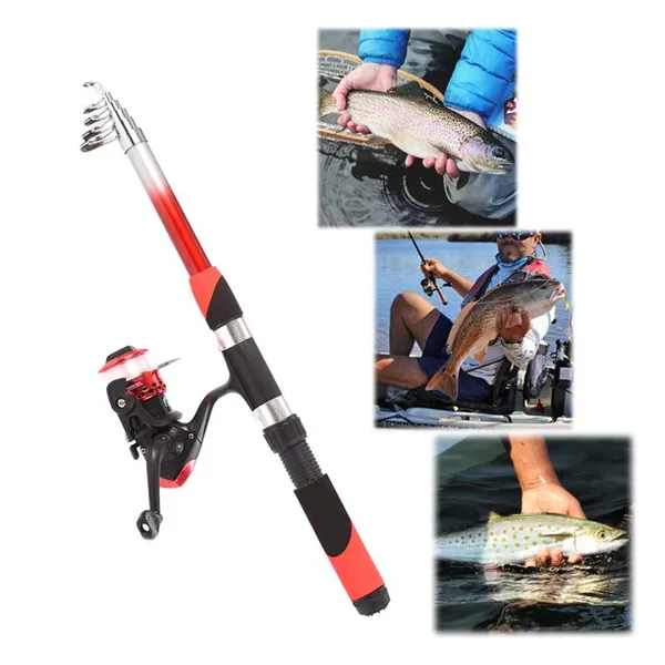 8Ft_(240Cm)_Telescopic_Fishing_Rod_&_Spinning_Reel_Combo_Set