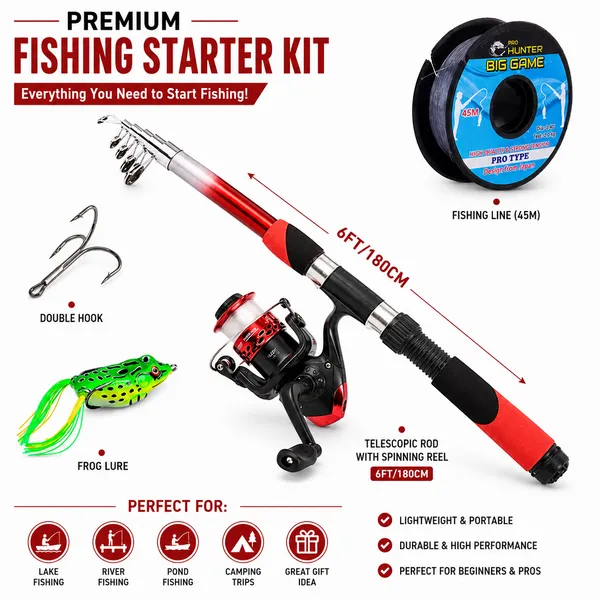Premium_Fishing_Starter_Kit_With_Telescopic_Rod_And_Spinning_Reel