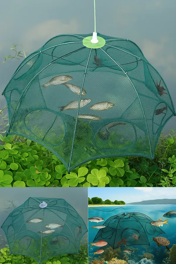 Foldable_Fishing_Net_Trap_Cage_For_Catching_Fish_And_Crabs