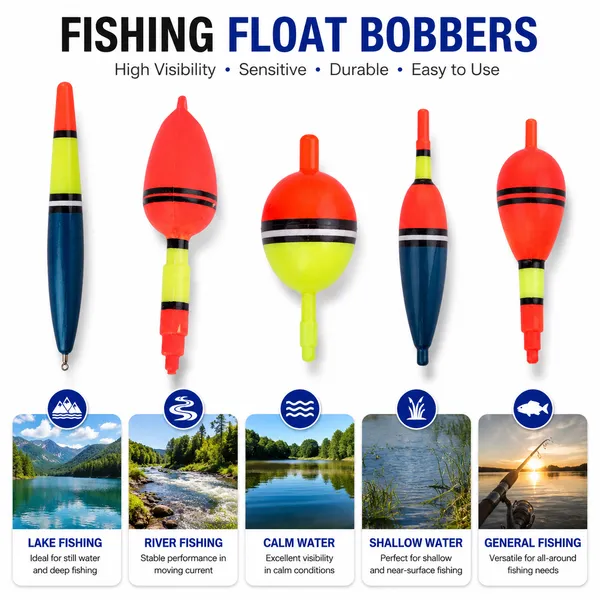 5Pcs_Plastic_Fishing_Float_Bobbers_Set_-_High_Visibility_Orange_Fishing_Floats_For_Freshwater_&_Saltwater_Fishing