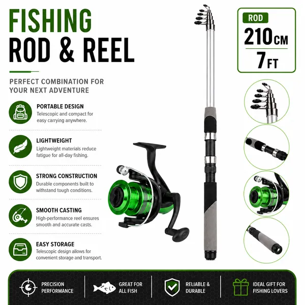 210_Cm_Telescopic_Fishing_Rod_And_Reel_Combo_7_Ft