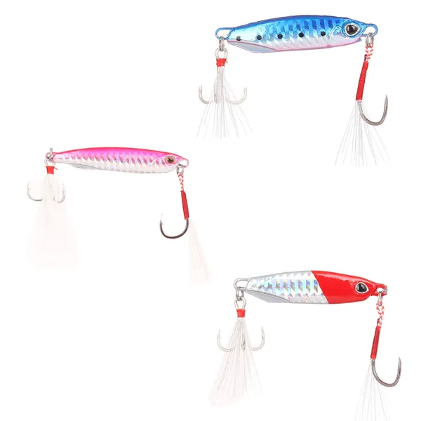 Metal_Jig_Fishing_Lure_Set_3_Pieces_(20G)_Random_Colors_|_Fast_Sinking_Holographic_Casting_Jigs_With_Assist_Hook_&_Treble_Hook_|_Saltwater_&_Freshwater_Fishing_Lures