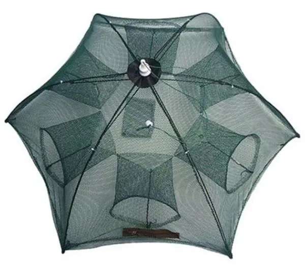 Foldable_Hexagonal_Fishing_Net_Trap_With_6_Entry_Holes