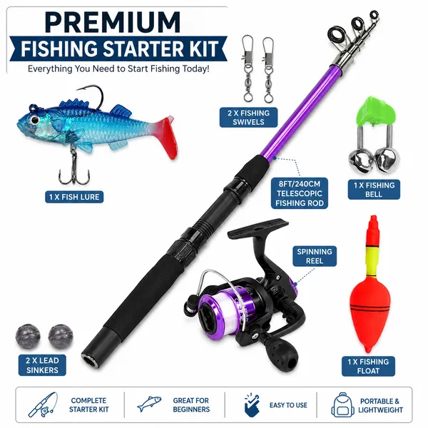 Premium_Fishing_Starter_Kit_With_Telescopic_Rod_And_Spinning_Reel