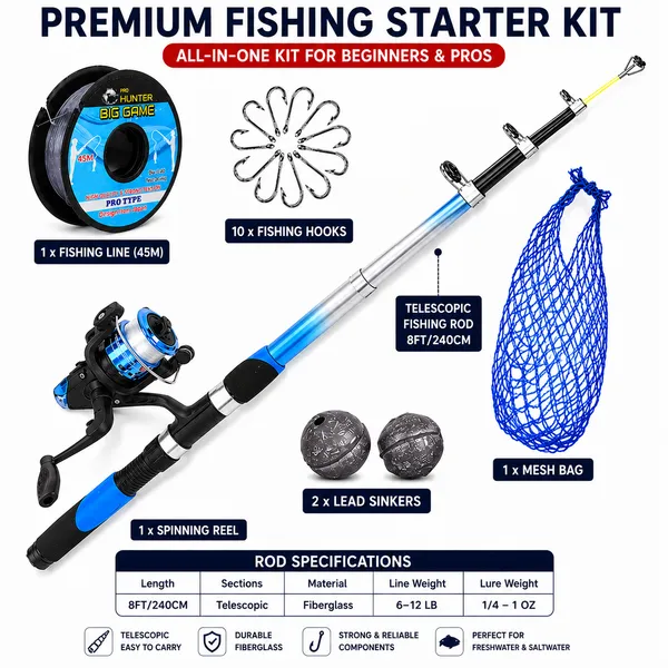 Premium_Fishing_Starter_Kit_8Ft_Telescopic_Rod_Reel_Combo