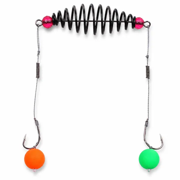 Spring_Feeder_Rig_With_Floating_Bait_System_Carbon_Steel_Hook