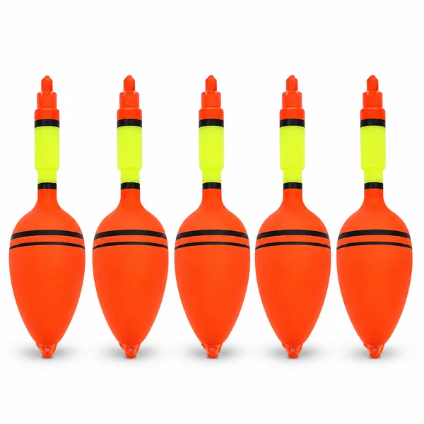 5Pcs_Plastic_Fishing_Float_Bobbers_Set_-_High_Visibility_Orange_Fishing_Floats_For_Freshwater_&_Saltwater_Fishing