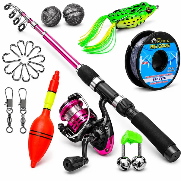 6Ft_Pink_Carbon_Fiber_Telescopic_Fishing_Rod_Starter_Kit