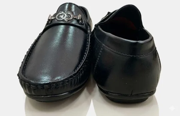 Black_Pu_Leather_Slip-On_Bit_Loafers_For_Men