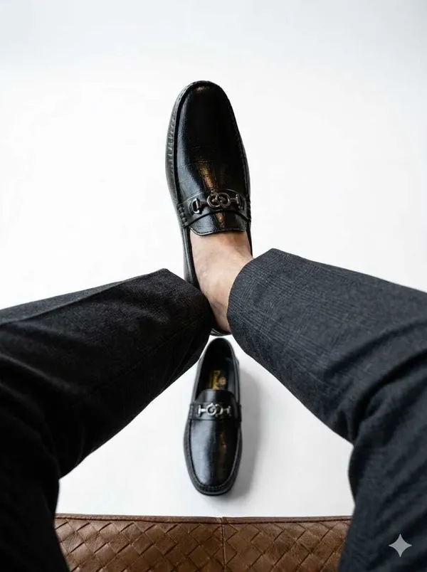 Black_Pu_Leather_Slip-On_Bit_Loafers_For_Men