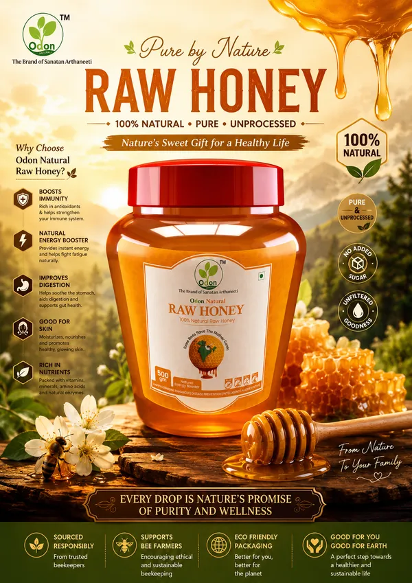 Odon_Natural_Raw_Multifloral_Honey_500G_Immunity_Energy_Booster