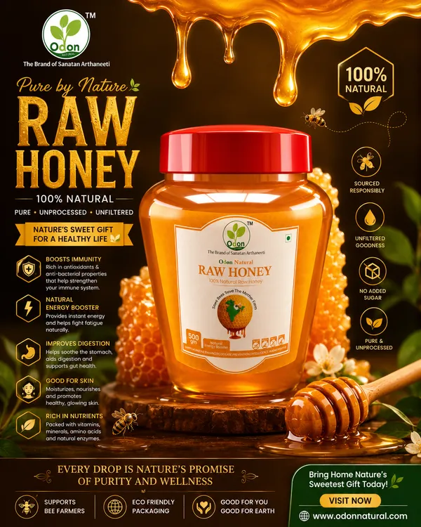 Odon_Natural_Raw_Multifloral_Honey_500G_Immunity_Energy_Booster