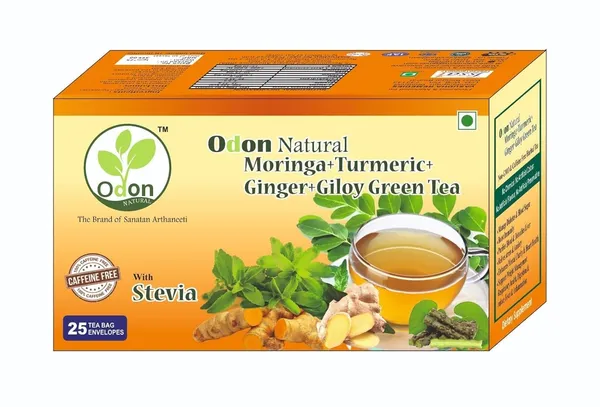 Odon_Natural_Moringa_Turmeric_Ginger_Giloy_Green_Tea_Stevia_25_Bags