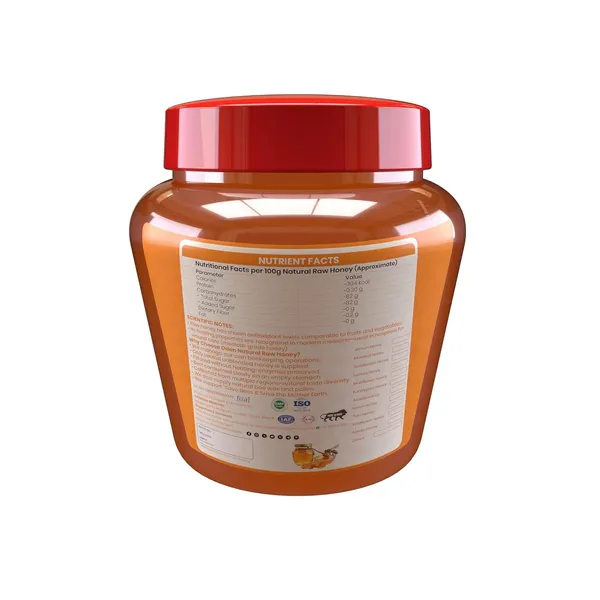 Odon_Multifloral__Raw_Honey_500G_Unprocessed_Natural_Sweetener(pack_of_2)