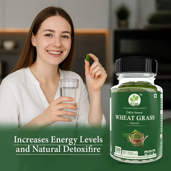 ODON_NATURALS_Wheatgrass_Capsules_120_Count_|_Herbal_Supplement_for_Increased_Energy_Levels,_Natural_Detox_&_Internal_Cleansing