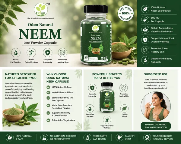 Odon_Natural_Moringa_Leaf_Powder_Cap_&_Odon_Natural_Neem_Leaf_Powder_Cap_Combo