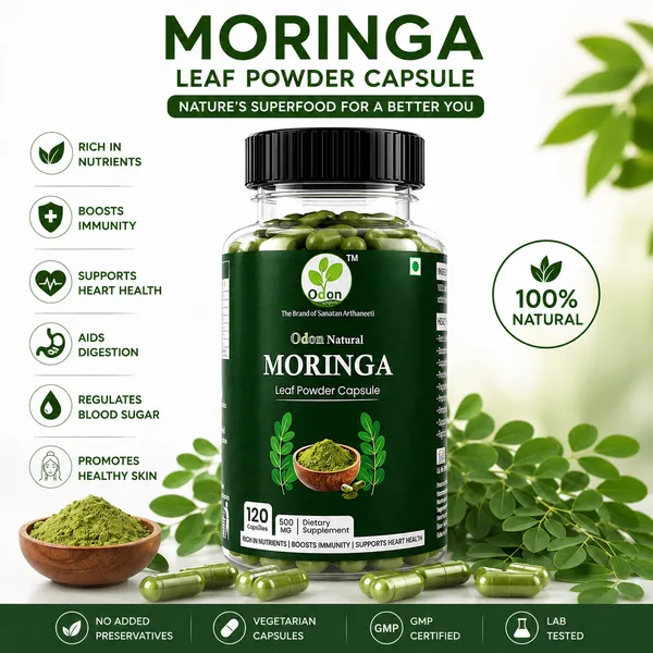 Odon_Natural_Moringa_Leaf_Powder_Cap_&_Odon_Natural_Neem_Leaf_Powder_Cap_Combo