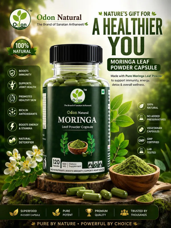 Odon_Natural_Moringa_Leaf_Powder_Capsules_(Pack_Of_2)