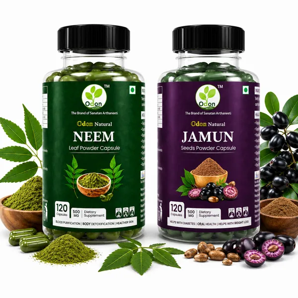 Odon_Natural_Neem_Leaf_Powder_Cap_&_Jamun_Seed_Powder_Cap._Combo