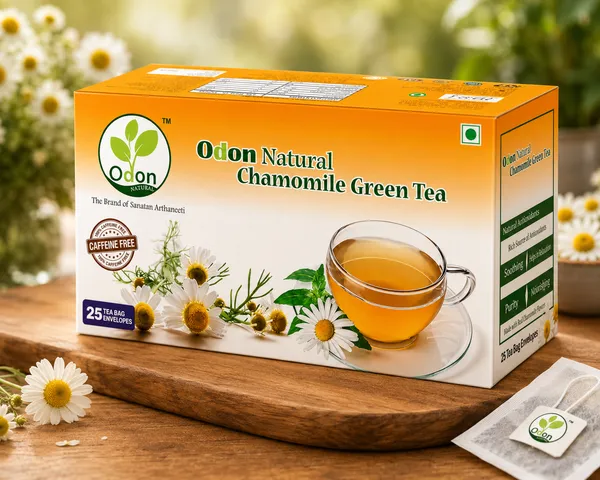 ODON_NATURAL__BEE_POLLEN_Capsule__&__Odon_Natural_Chamomile_Green_tea_COMBO