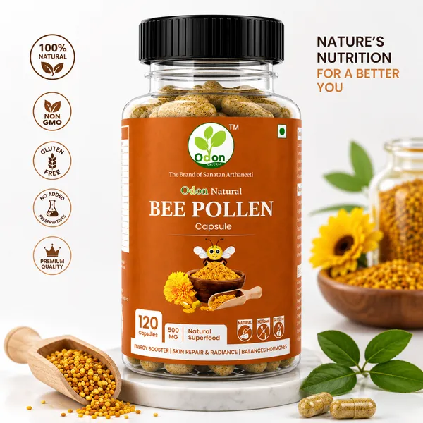 ODON_NATURAL__BEE_POLLEN_Capsule__&__Odon_Natural_Chamomile_Green_tea_COMBO