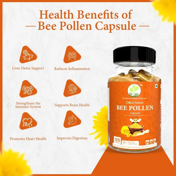 ODON_NATURAL__BEE_POLLEN_Capsule__&__Odon_Natural_Chamomile_Green_tea_COMBO