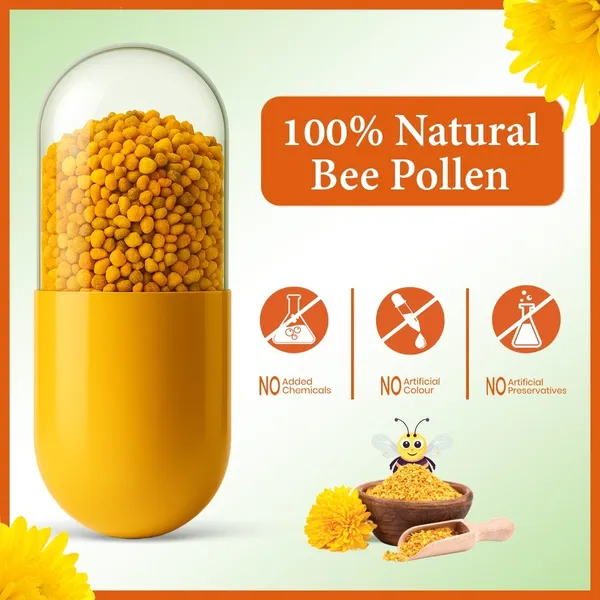ODON_NATURAL__BEE_POLLEN_Capsule__&__Odon_Natural_Chamomile_Green_tea_COMBO