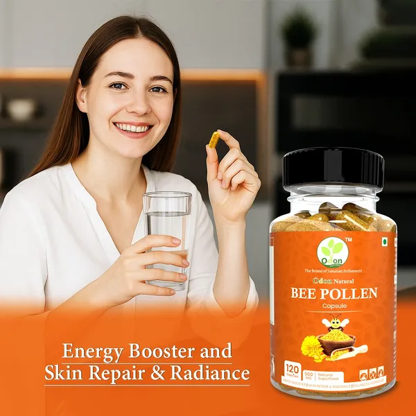ODON_NATURAL_BEE_POLLEN_-120_Capsule_I_Natural_Super_Food_I_Diabetic_Friendly_I_Immunity_Booster_Bee_Pollen_is_the_richest_natural_source_of_amino_acids,_vitamins_and_minerals