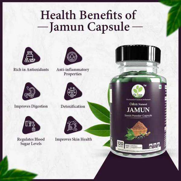 Odon_Natural_Jamun_Seed_Powder_Capsules_120_Count_Blood_Sugar_Overall_Health