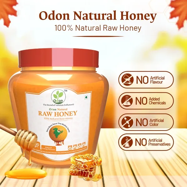Odon_Multifloral__Raw_Honey_500G_Unprocessed_Natural_Sweetener(pack_of_2)