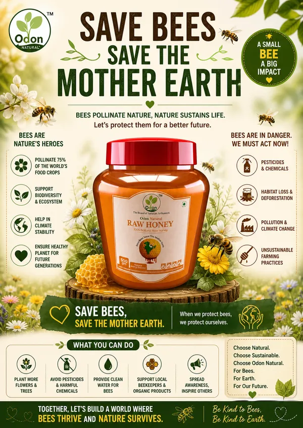 Odon_Multifloral__Raw_Honey_500G_Unprocessed_Natural_Sweetener(pack_of_2)