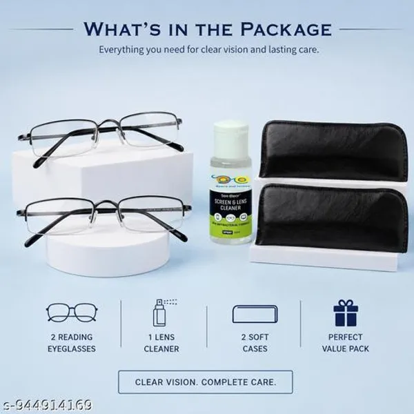 Multicolor_Nickel_Rectangle_Reading_Glasses_Pack_Of_2_For_Men_&_Women