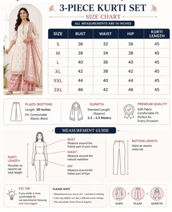 Red_Chikankari_Kurti_Set_With_Dupatta_For_Women