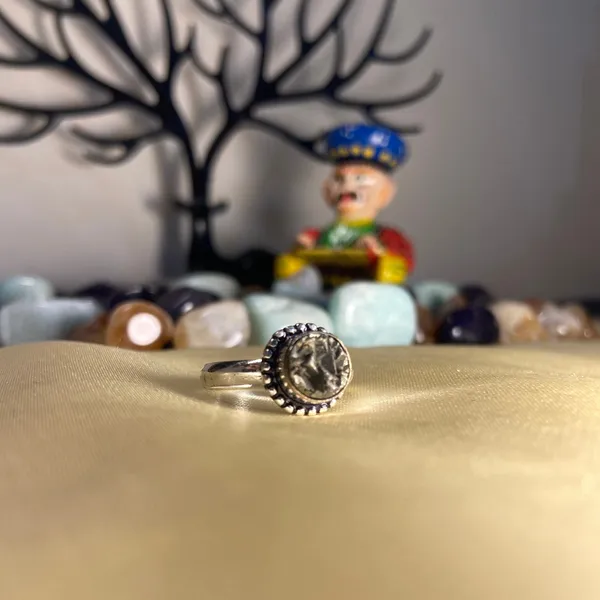 Pyrite_Ring_Original_Natural_Circle_Adjustable