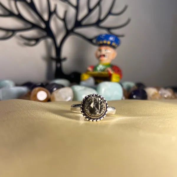 Pyrite_Ring_Original_Natural_Circle_Adjustable