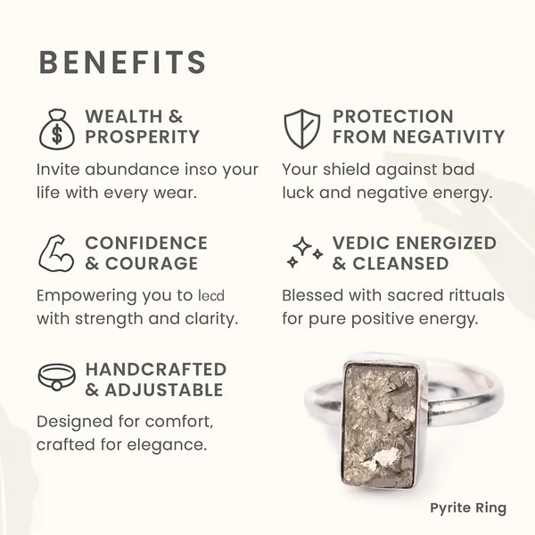 Pyrite_Ring_Original_Natural_Rectangle_Plain_Adjustable