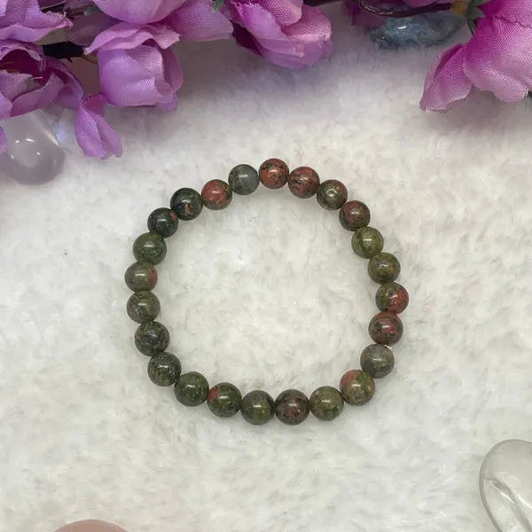 Unakite_Bracelet_8_Mm