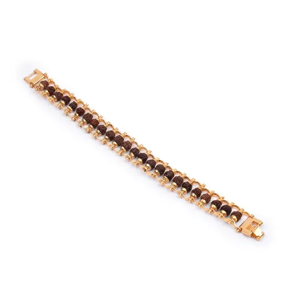Gold_Plated_Rudraksh_Bracelet_Vedic_Energized_Rudraksha_Chain_Bracelet_Protection_Peace_Spiritual_Growth